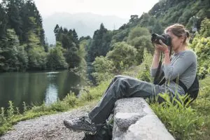 A young girl with a passion for nature photography